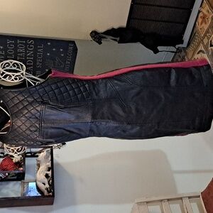 Walter Baker Black Leather Dress, Sz S